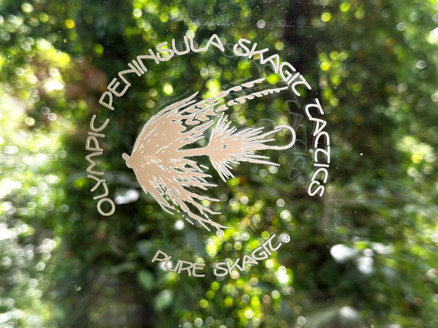 Round Diecut Intruder Logo Sticker, 4 inch circle
