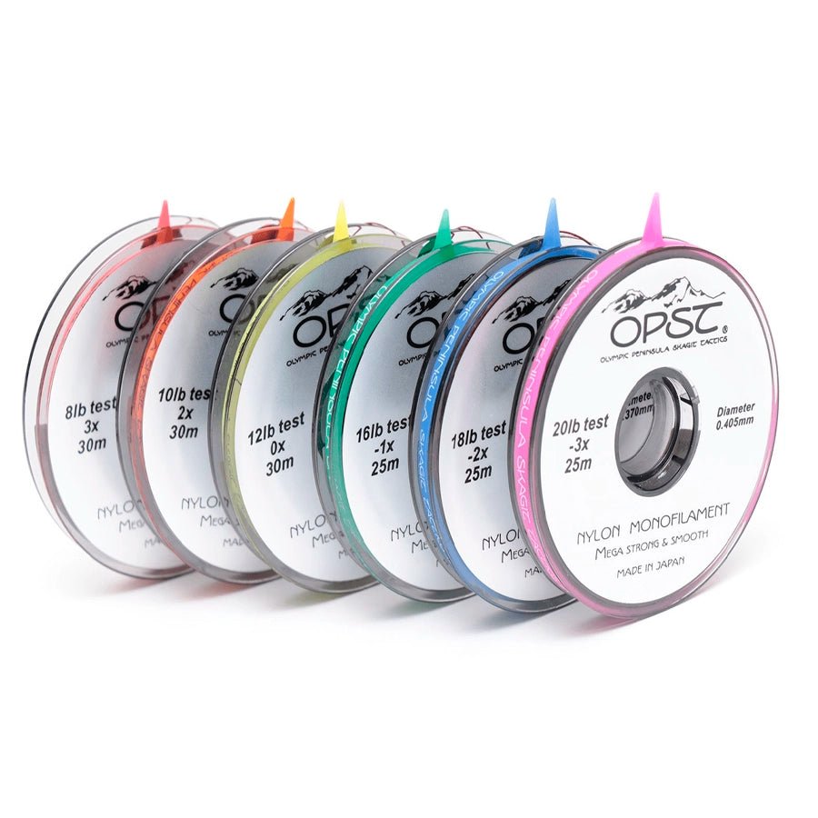 Mega Strong Mono Nylon Tippet 10 pound / Multicolor Mega Strong Mono Nylon Tippet 10 pound / Multicolor