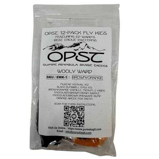 Ed Ward's Wooly Ward Tying Kit (Brown/Orange)