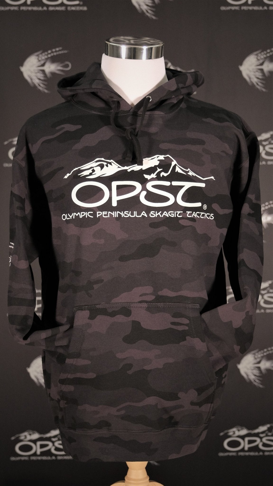 OPST Camo Hoodie / BLACK