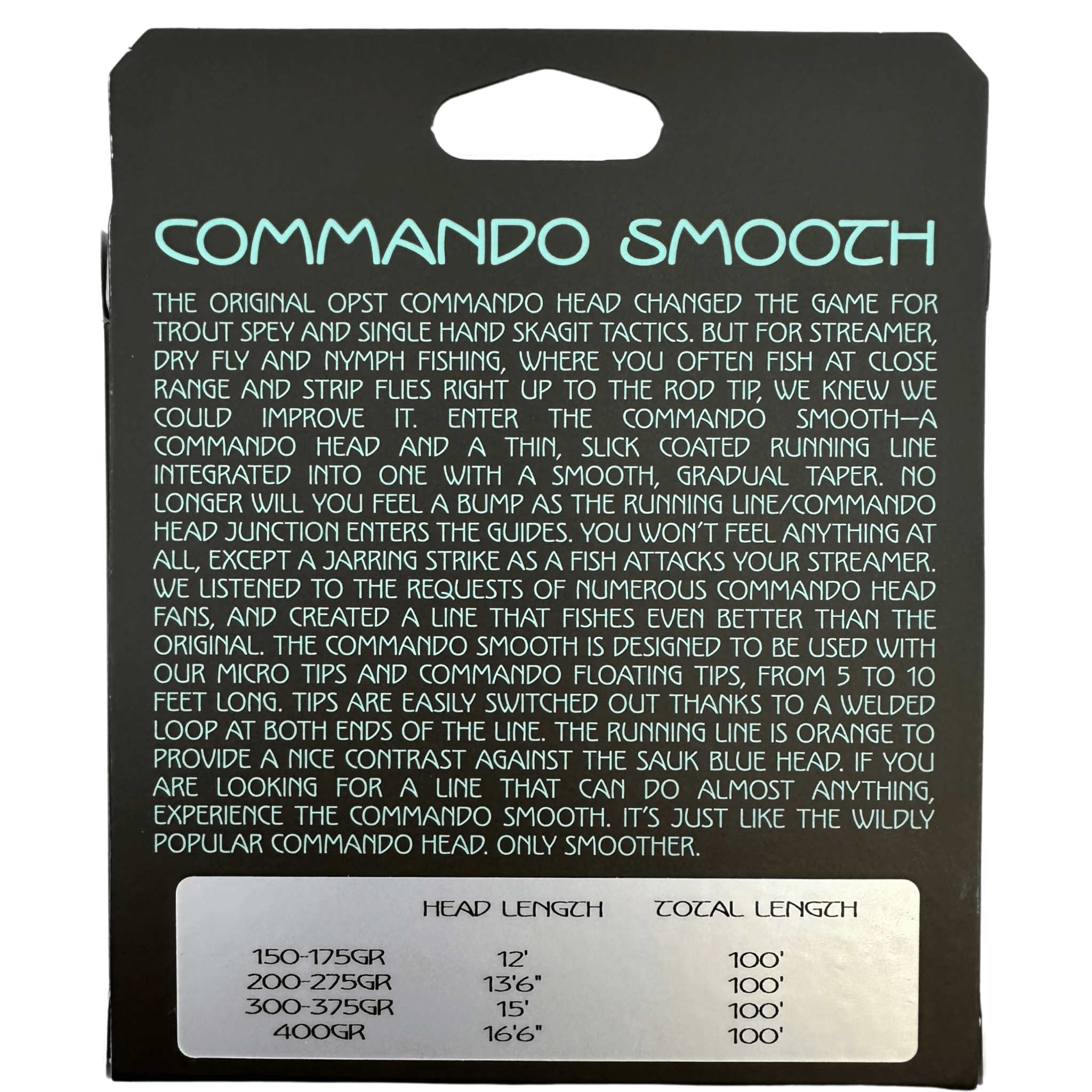 Commando Smooth Integrated Skagit Head/Running Line