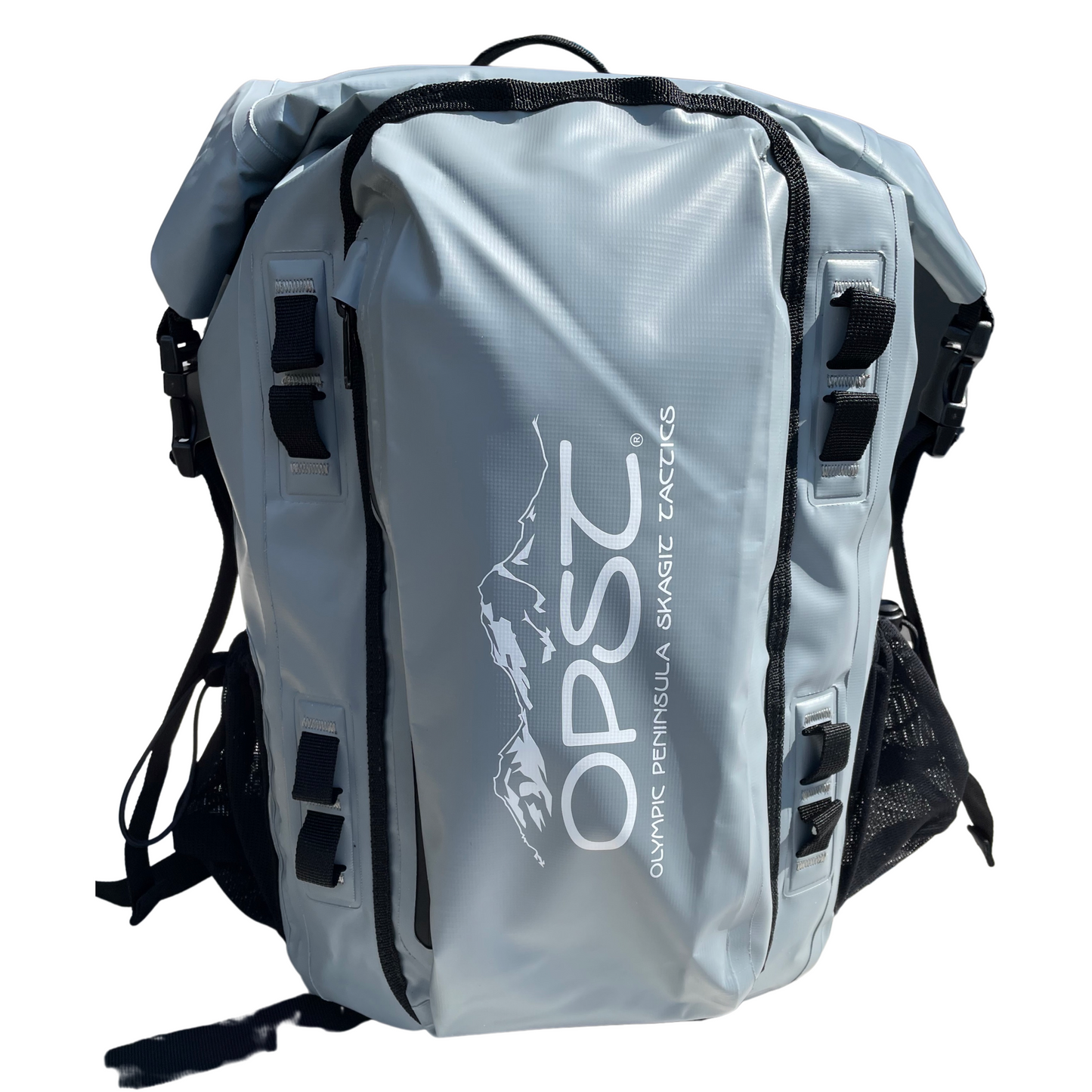 Grey shop waterproof backpack